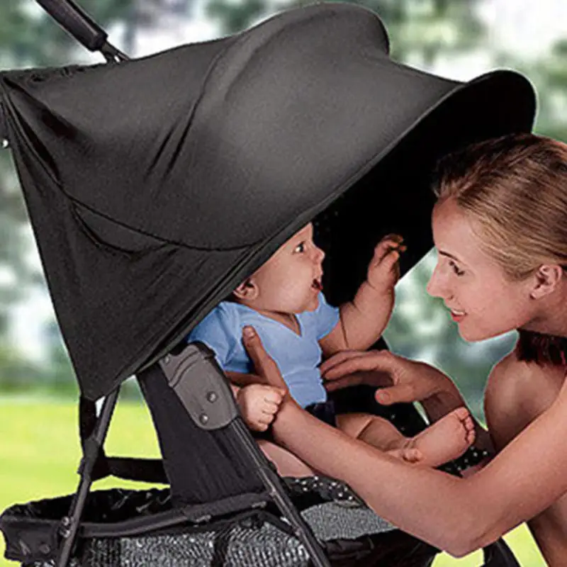 Protective Stroller Shade Improves Sun Protection For Strollers And