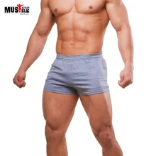 2018 Bodybuilding Shorts Men Fitness Workout For Male Cotton Casual Solid Sexy Bermudas Masculina De Marca