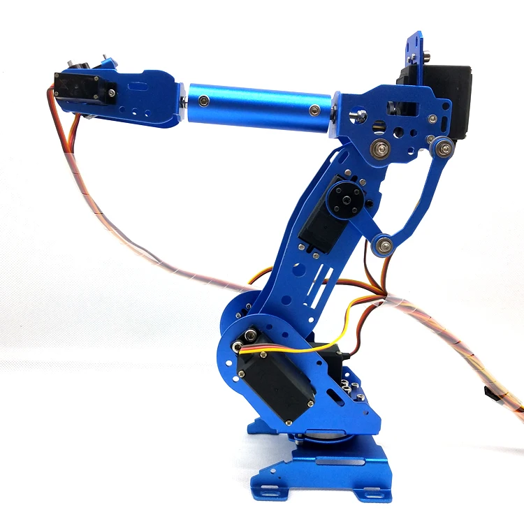 Новые яркие механическая рука A4, 7 вращающаяся ось умный робот высокий крутящий момент сервопривода. ABB модель руки. для DIY. Робот конкуренции