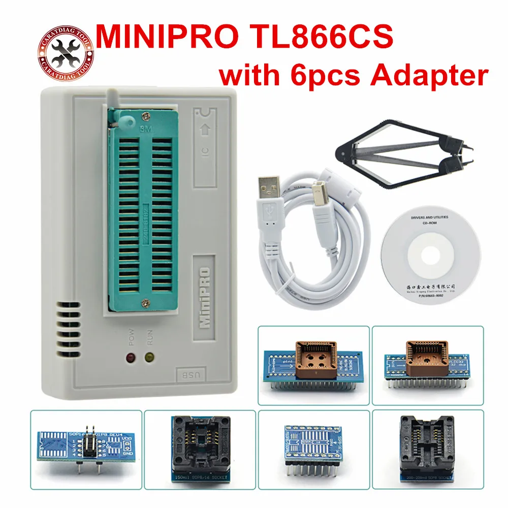 Новый оригинальный MiniPro TL866CS Prgrammer USB Универсальный программатор/Биографические