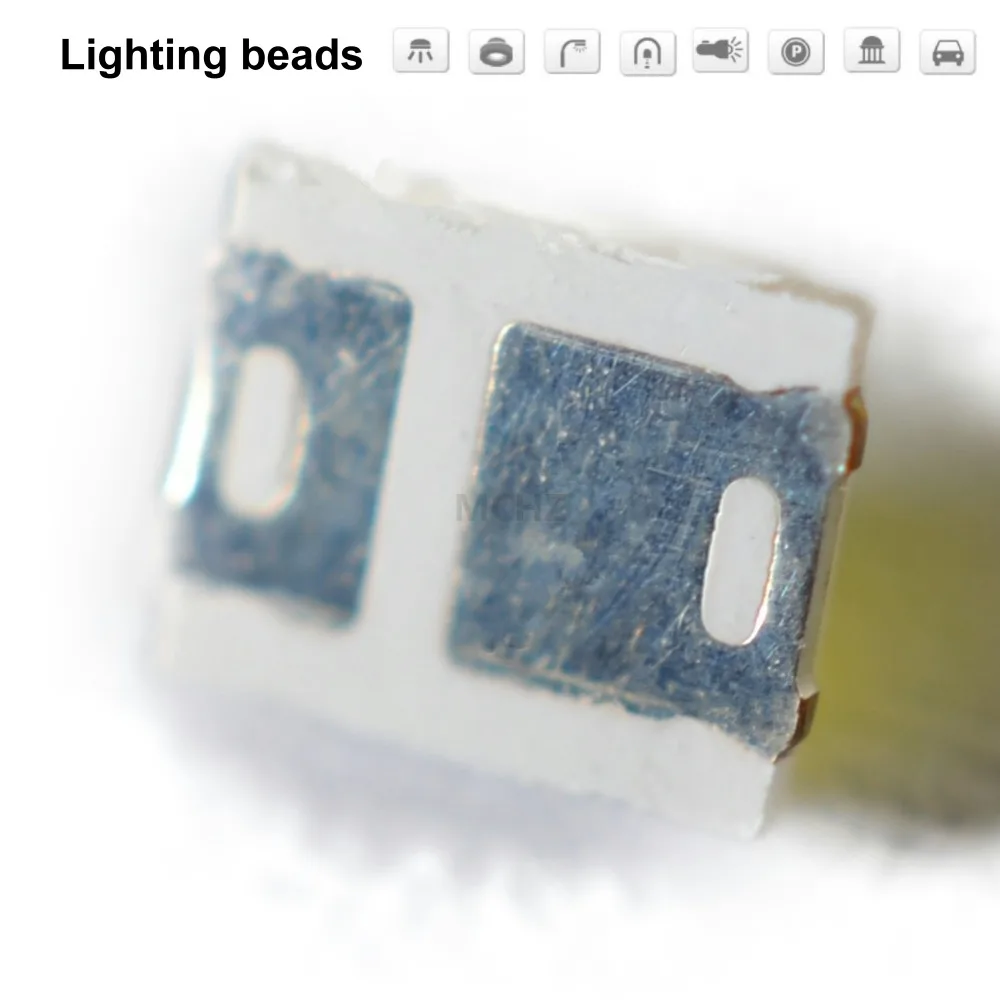4500 шт./лот SMD LED 2835 Светодиодные лампы 1 Вт 5700 мА 3 В 6000 в K CRI80 светоизлучающие