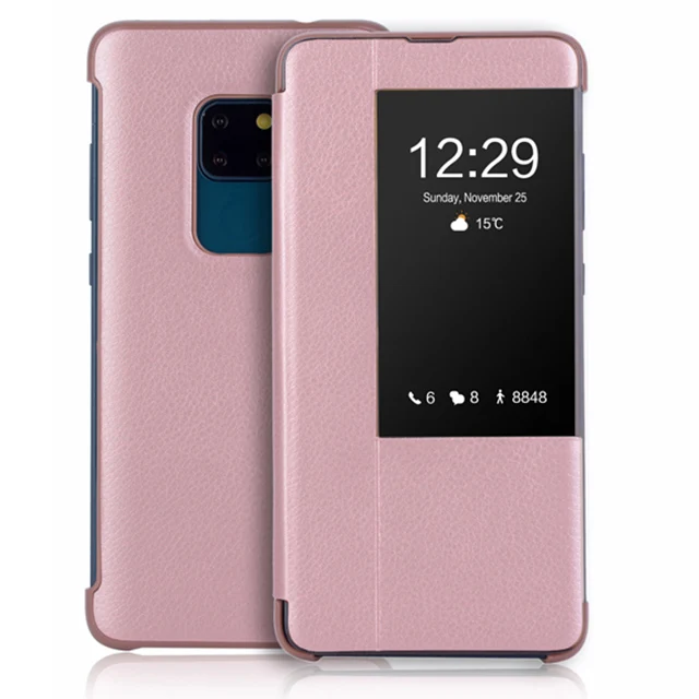 Flip Cover Leather Phone Case For Huawei Mate 20 Lite Pro X 20Pro 20lite 20X Mate20Pro Mate20X Mate20lite Mate20 Case Smart View 
