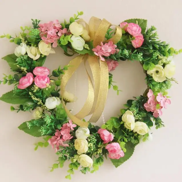 Rustic artificial flower decoration garland wedding garland decoration