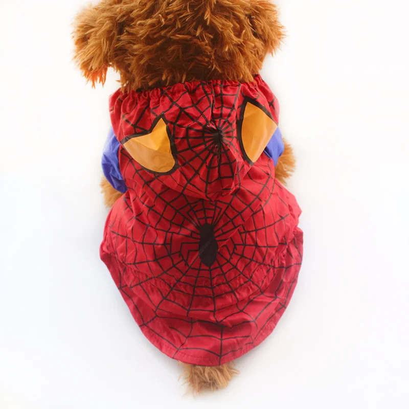 

Armi store Spiderman Dog Raincoats Dogs Windproof Waterproof Raincoats 6141006 Pet Clothes Supplies