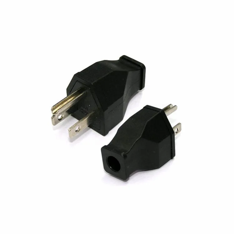 

Black America 3 pins Elcectrical AC 125V 15A US Power cord cable online power Plug Wholesale
