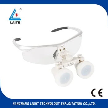 

Dental Metal Surgical Medical Binocular Loupes 3.5X 420mm loupes Optical magnification free shipping-1set