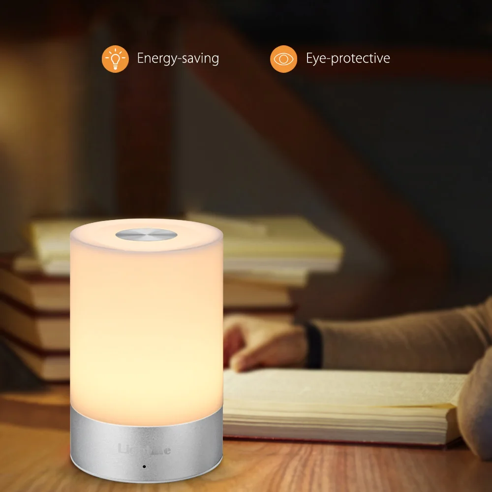 Bedroom Night Light Bedside night Lamp RGB Touch Control Smart Dimmable