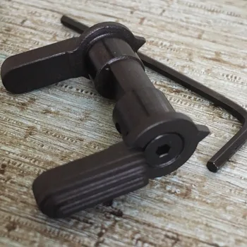 

Magorui Tactical .223/5.56 Ambidextrous Safety Selector Ambi Replaces Mil-Spec 8620 Steel For AR15 Accessories