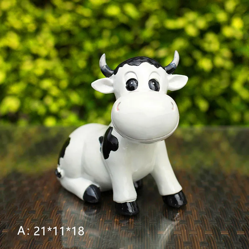 

Cartoon Animal Cow Resin Garden Decoration Outdoor