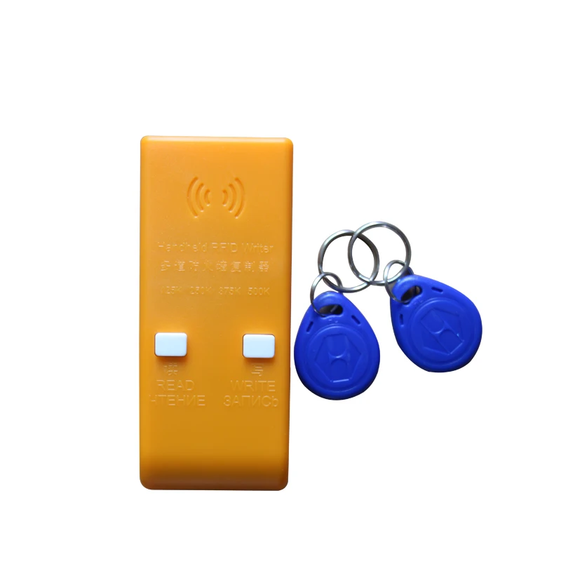 

125Khz RFID Duplicator Cloner Copier Writer+ 2pcs 5300 Writable Tokens Keyfob for Access Control