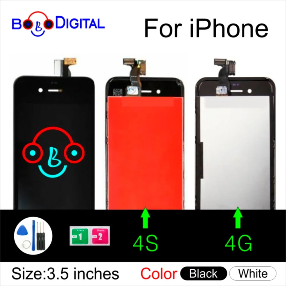 

For iphone 4 4G 4S LCD Display For iPod Touch 4th 4G Touch Screen Digitizer Assembly Replacement For iPod Touch 4 LCD Screen