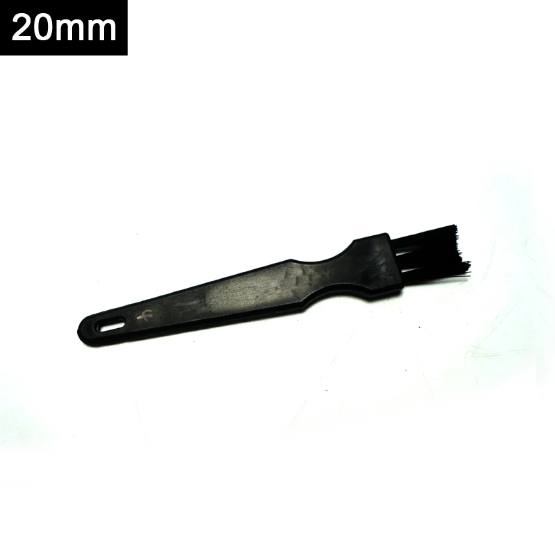 Горячая черный цвет 10 размеров Антистатическая щетка BGA OCA ESD расческа PCB Очистка для ремонта переделки использования - Цвет: 20MM
