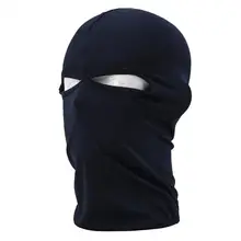 2017 New 2 Hole Balaclava Hat Hunting Motorcycle Cycling Headwear Military Tactical CS War Game Face Full Ski Mask Dark Blue