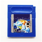 Blue Poke серия Золото Зеленый Серебряный Синий Красный 16 бит видео игровая карта-картридж версия на английском языке - Цвет: Blue