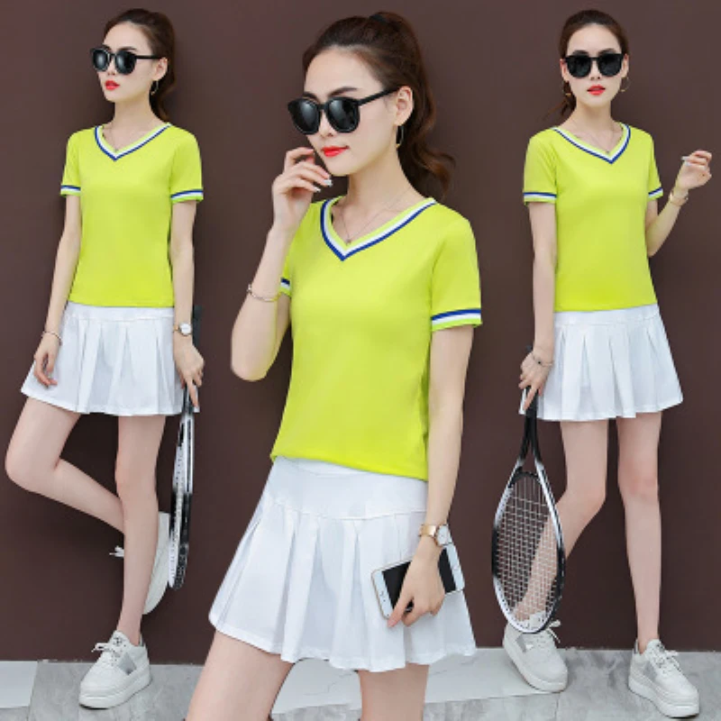 Tennis skorts cycling skirt safety leggings dress suit womens tennis short ladies tennis clothing plus size-4