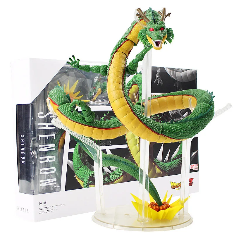 Аниме Dragon Ball Z фигурка Shenron обмотка дракона фигурка ПВХ Коллекционная модель игрушки подарок - Цвет: 28cm with box