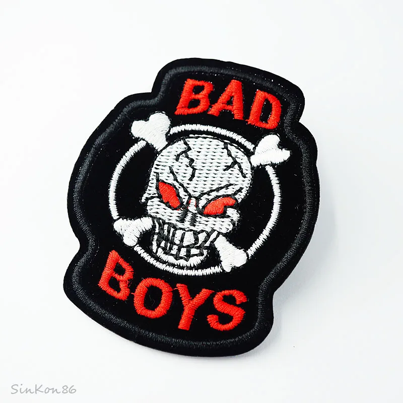 BAD BOYS Size: 6 2x7 7 см значки DIY нашивки джинсовая сумка шляпа одежда швейное украшение