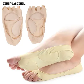 

[COSPLACOOL]2 Color Five Fingers Socks Women Single/High Heels Stealth Non Slip Toe Calcetines Full Grip Fish's Mouth Wear Meias