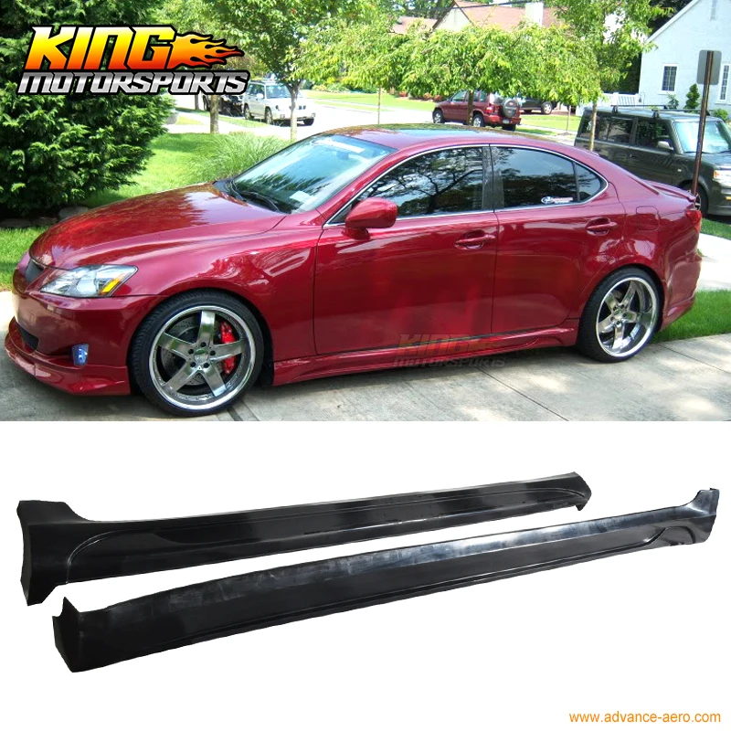 

Fits 2006-2013 Lexus IS250 IS350 Urethane Side Skirt Bodykit PU Global Free Shipping Worldwide