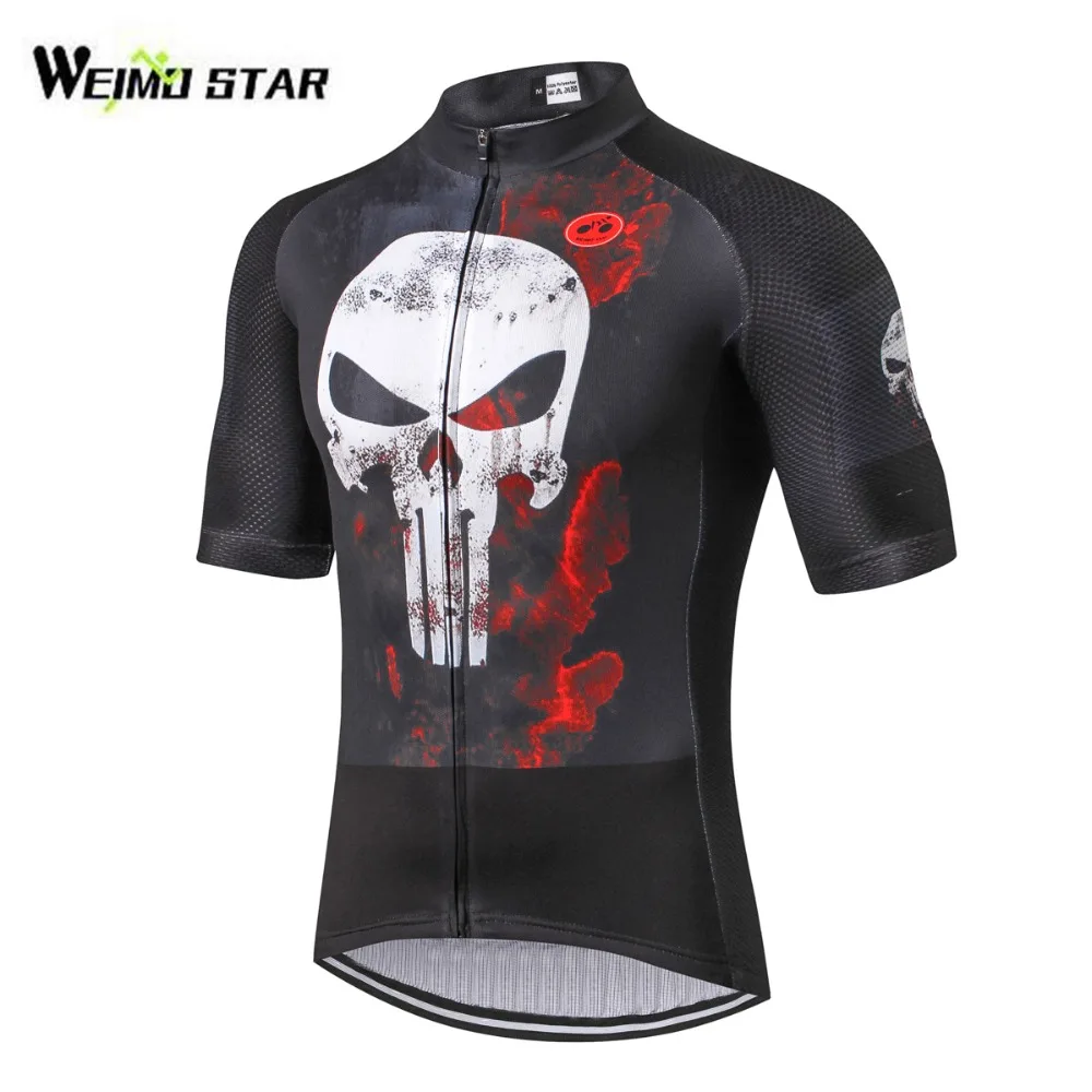 black cycling shirts