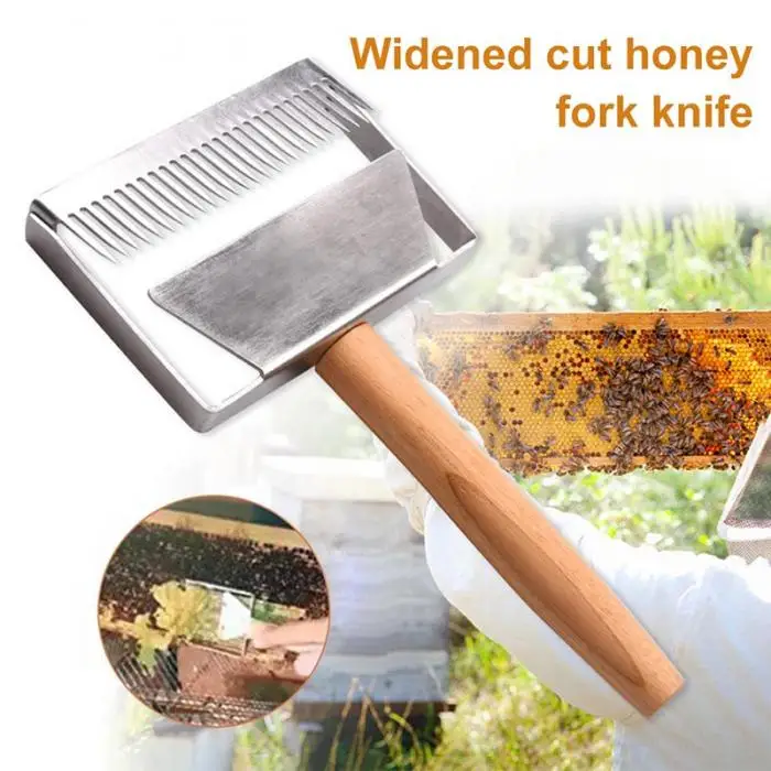 Вилка для распечатывания медовых сот скребок ножи пищевой степени из нержавеющей стали мед инструмент для распаковки DAG