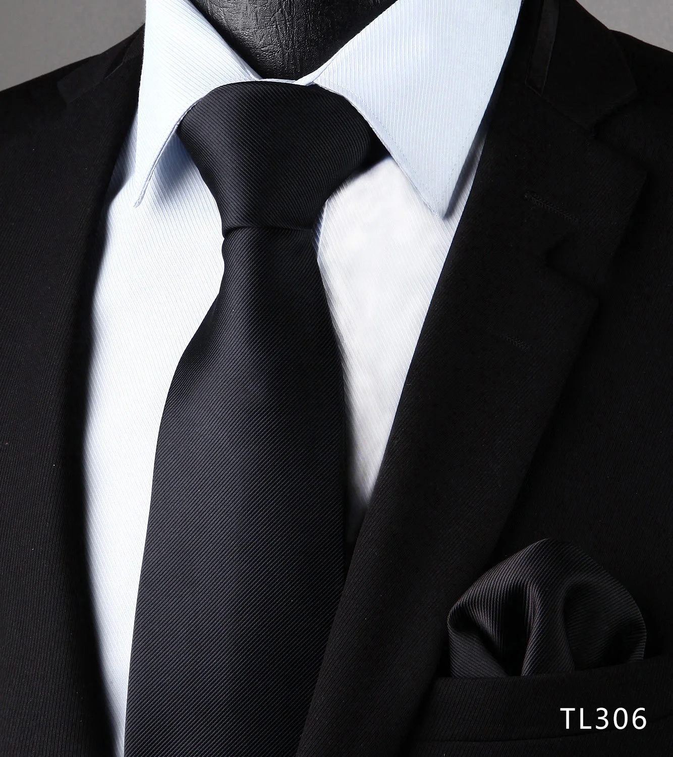Вечерние, свадебные, мужские, шелковые, тканые, одноцветные, на шею, галстук, карман, квадратный набор, классические, деловые галстуки TL3 - Цвет: TL306
