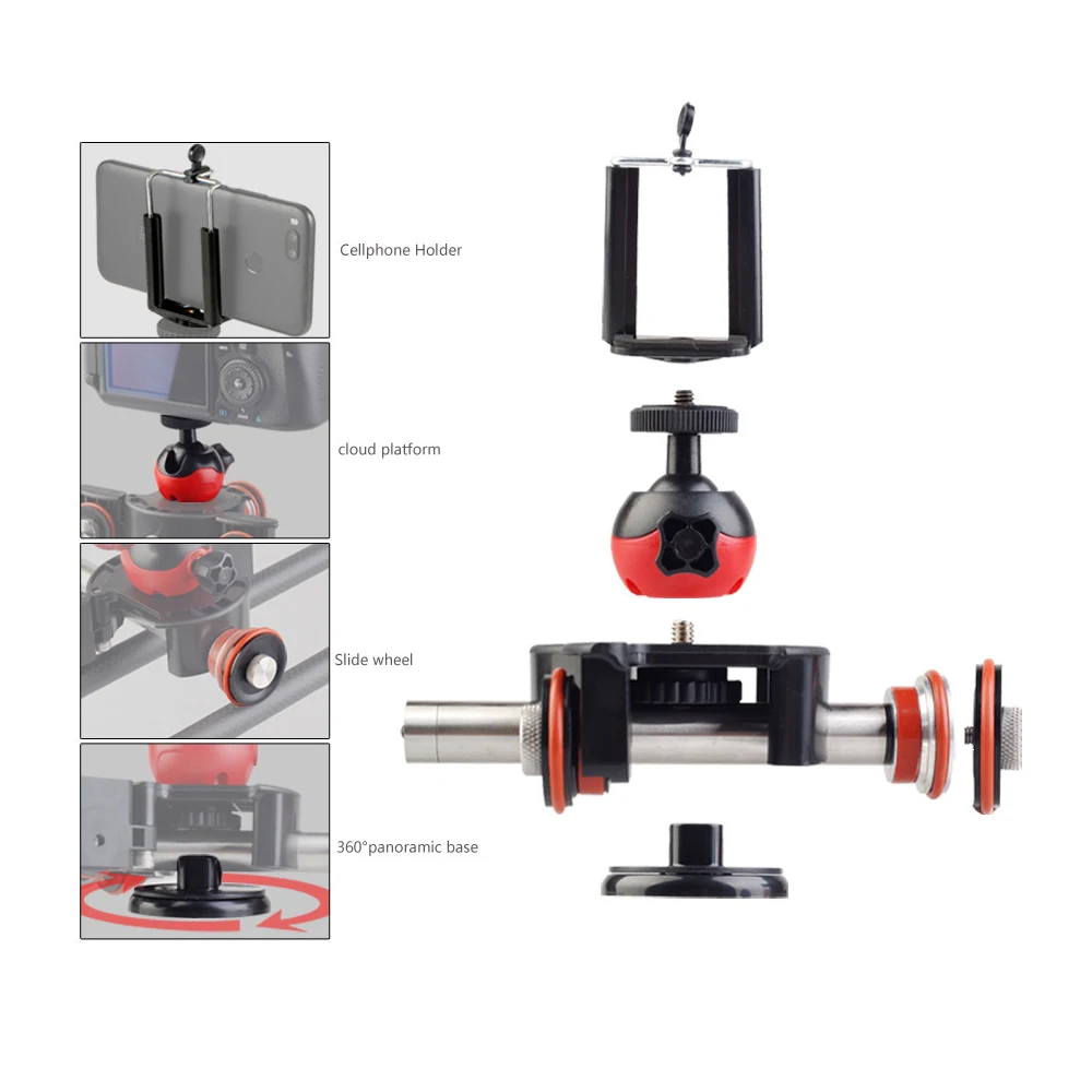 Фотография дистанционное управление слайдер рельсовые системы смартфон DSLR камера электрическая операторская тележка на рельсах слайдер мини механизированная камера слайдеры