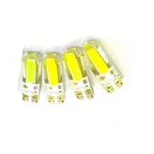 2x 12V W5W T10 COB LED car Canbus Clearance license Reading Lights White Blue Pink Green Yellow W3W W16W lamp Wedge dome bulb