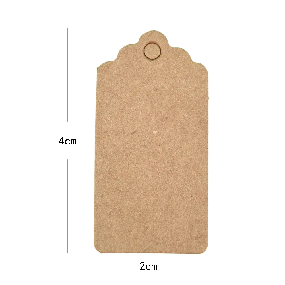100PC//lot kraft printed merry christmas Gift Tags For Cake Party Label tag EW