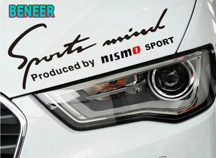 Nismo наклейка на головку автомобиля для украшения внешней части Nissan Tiida Sunny QASHQAI MARCH