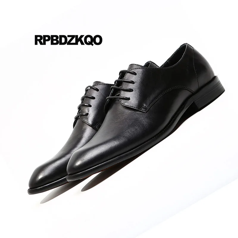 Británico Negocios Estilo Brown Vestido Zapatos Hombres Negro dark De Cuero Italiano Negro Boda Oxfords Formal Europea Alta Lujo Marrón Para Real Los Calidad nwqxpP0g