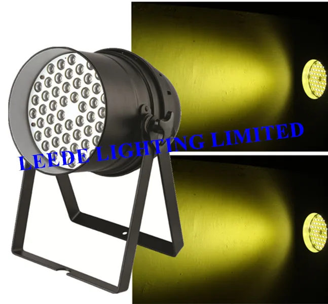 Free shipping 4pcs/lot 54X3W Warm White Led Par Stage Lightingin Stage Lighting Effect from