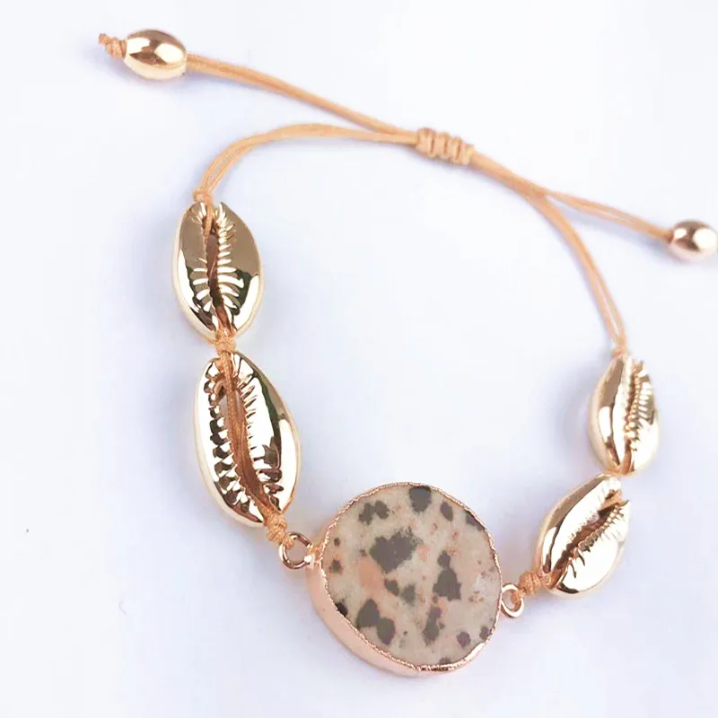 Boho shell браслет дружбы в стиле барокко модные ювелирные изделия Женский массивный