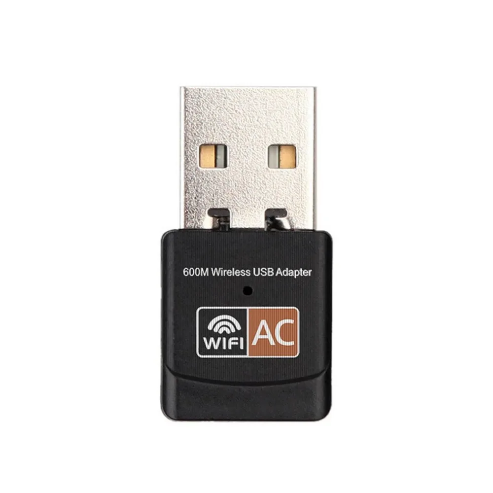 

Portable Mini 600Mbps 2.4G/5G Dual Band Connection Wireless USB Adapter WiFi Receiver Dongle AC600M Home Network Card