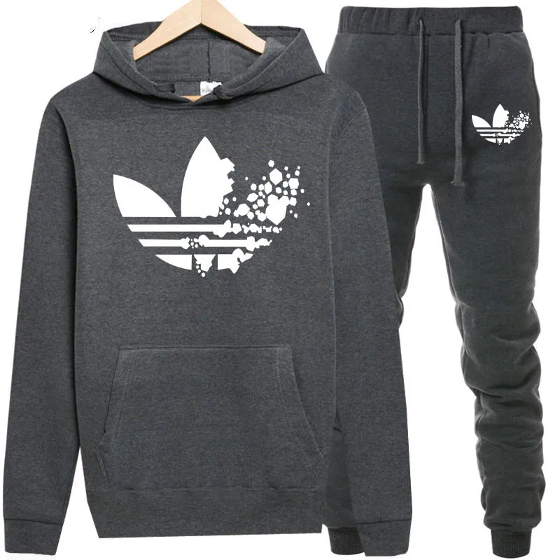 

AD 2019 fashion hoodie men's and women's hoodie sportswear jerseys+sports pants suit cycling running suit
