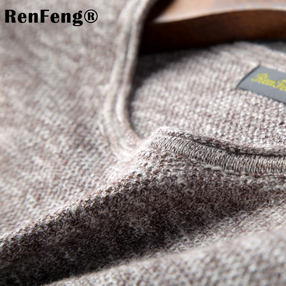 Men's Black O-neck Sweater Men's Tide Winter Fashion loose handsome oversize sweater men's thick knitted jumpers sweter mujer (6)
