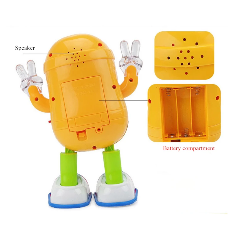 Электрические игрушки Гадкий ME3 Миньон Танцы Робот детские развивающие игрушки со светом и музыкой маленькие желтые люди детский подарок