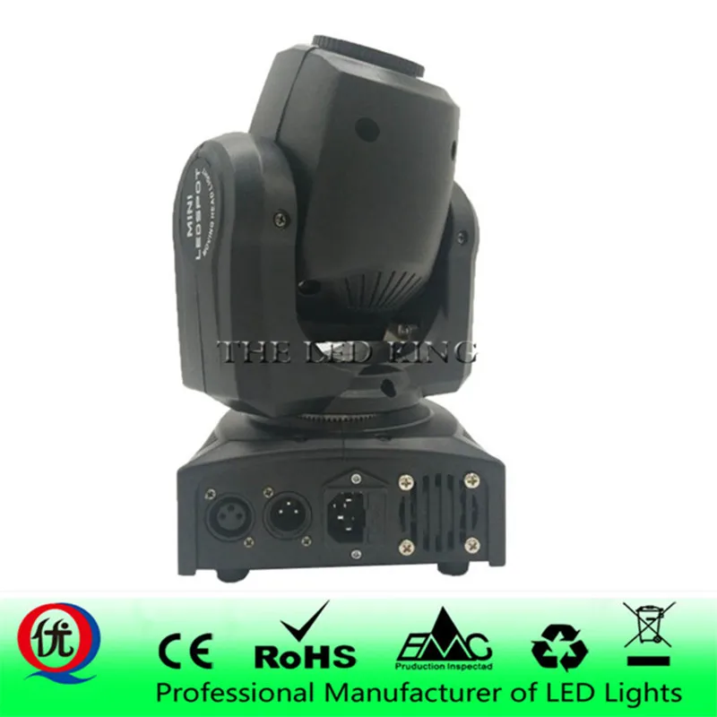 Движущаяся 60 Вт Светодиодная движущаяся головка gobo Light LED dmx 512 управление dj дисо