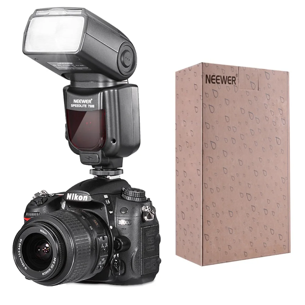 Neewer 750II i TTL комплект вспышки Speedlite для Nikon DSLR камеры включает в себя: 2 Flash + 4G