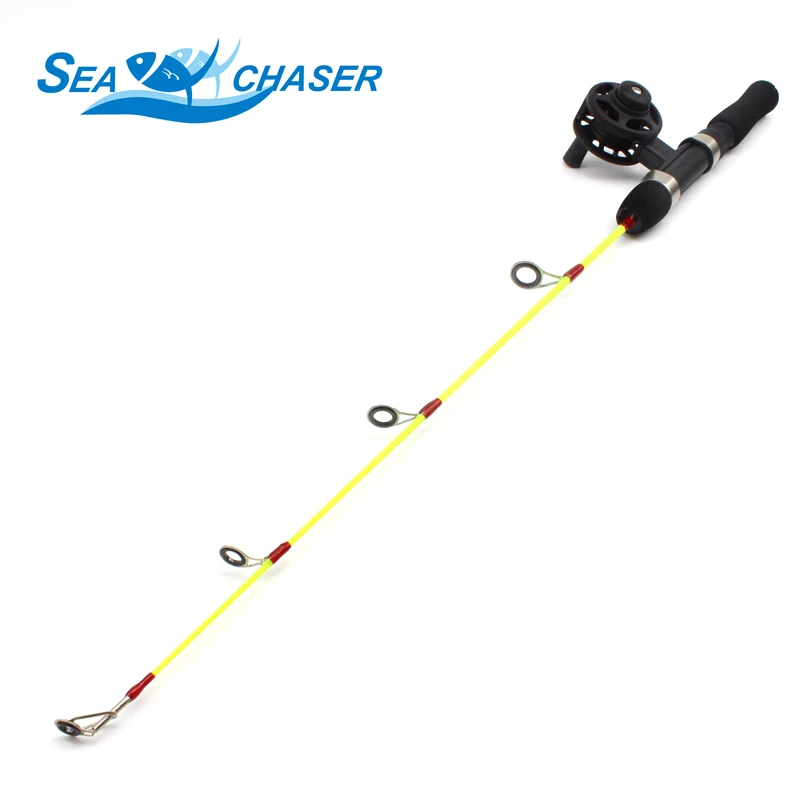

Lightweight 60cm 55g Ice Fishing Rod and Spinning wheel Set Winter Fishing Tackle carp Fishing Tackle set Free shipping