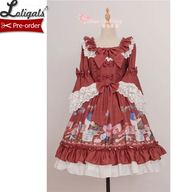 

The Hat Shop ~ Sweet Lolita Daily OP Dress by Magic Tea Party ~ Pre-order