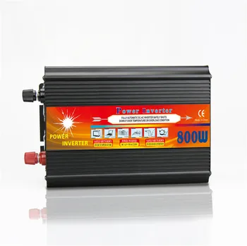 

800W Solar Inverter Multifunctional Travel Power Supply Control Car power inverter Mobile phone charger LCD Display Customizable