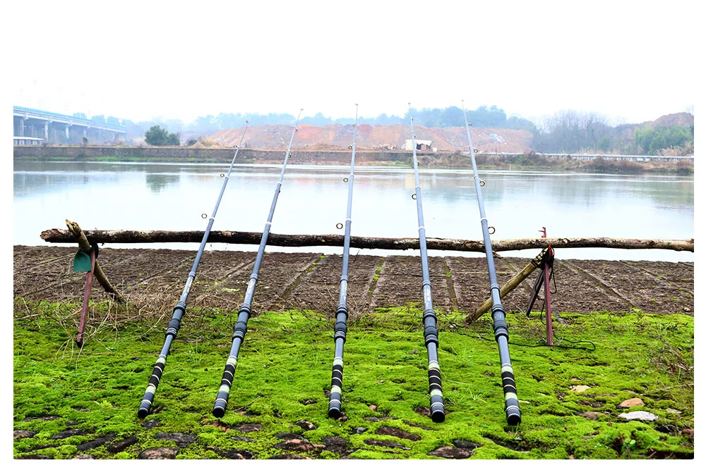 Josby Fibra Frp Vara de Pesca Telescópica 2.1-3.6m Hastes Mar Vara de Pesca Telescópica Spinning Pesca Pólo Curta 18 de pesca telescópica pólo de pesca de fiação
