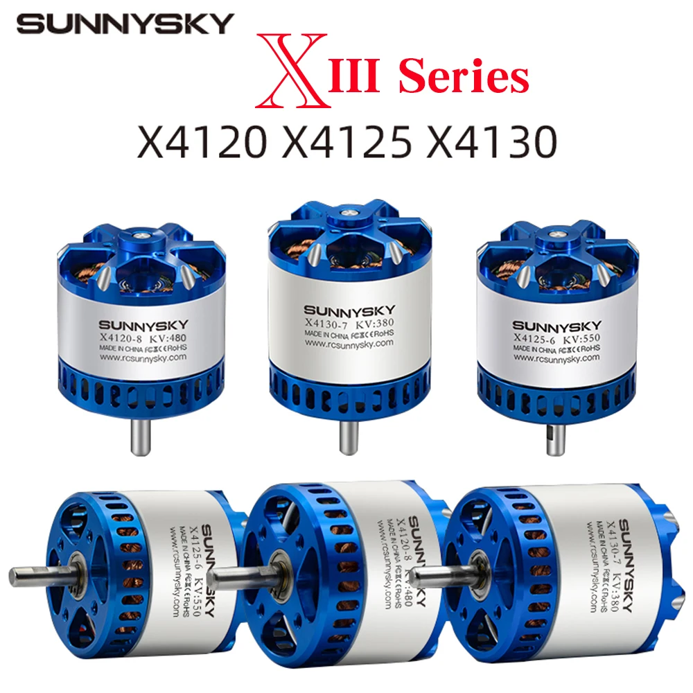 

SUNNYSKY X4120-III X4125-III X4130-III 380/420/ 440/ 480/ 550/610KV Brushless Motor for RC Quadcopter Airplanes Fixed Wing Plane