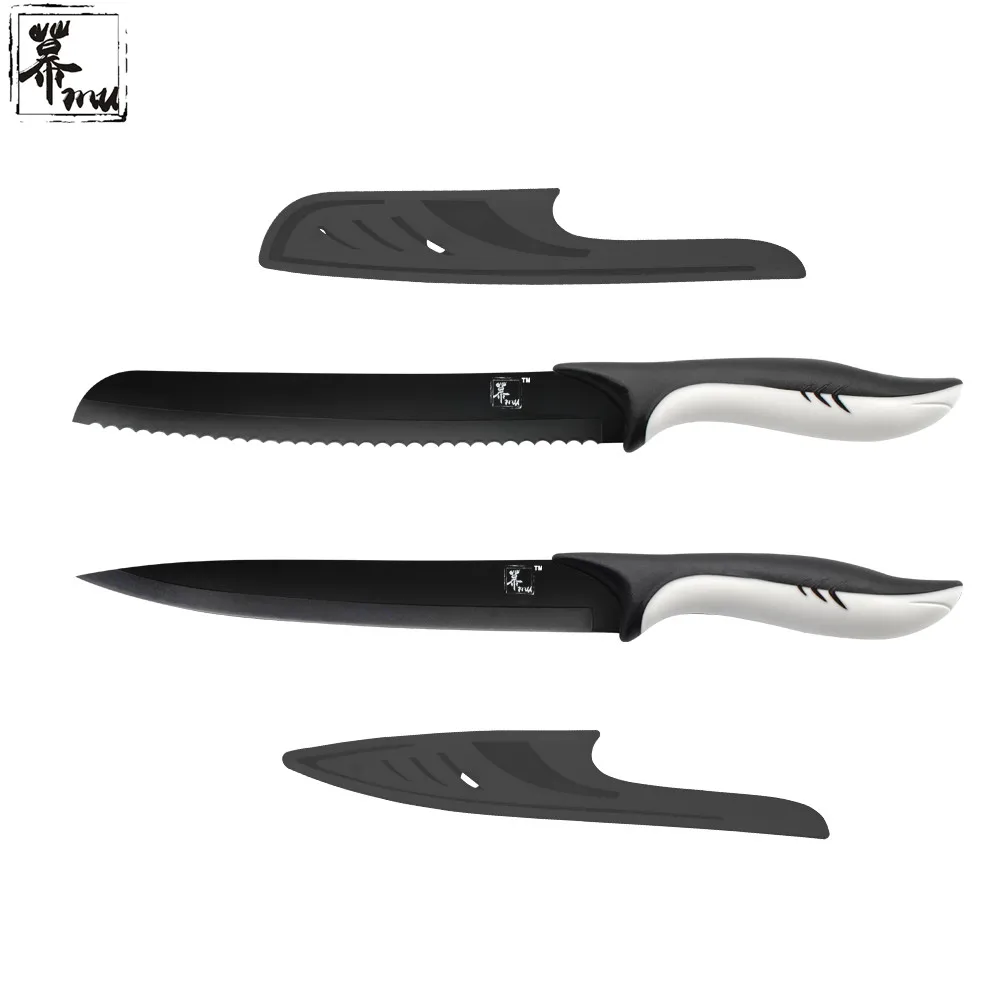 Professional Stainless Steel Knife Slicing Bread Curve Handle Beauty