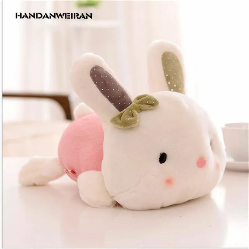 

2019 new Lovely Bowknot 20cm Rabbit Little Bunny Plush Toys Small Stuffed Animals Wedding Gift For Girls Kids