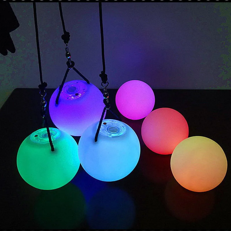 Шарики для танца живота 2 шт. светодиодсветодиодный шарики живота|belly dance|led poiled poi