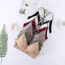 Сексуальные кружевные топики для женщин, Съемные мягкие топы с v-образным вырезом, повседневные Летние Топики, кроп-топ