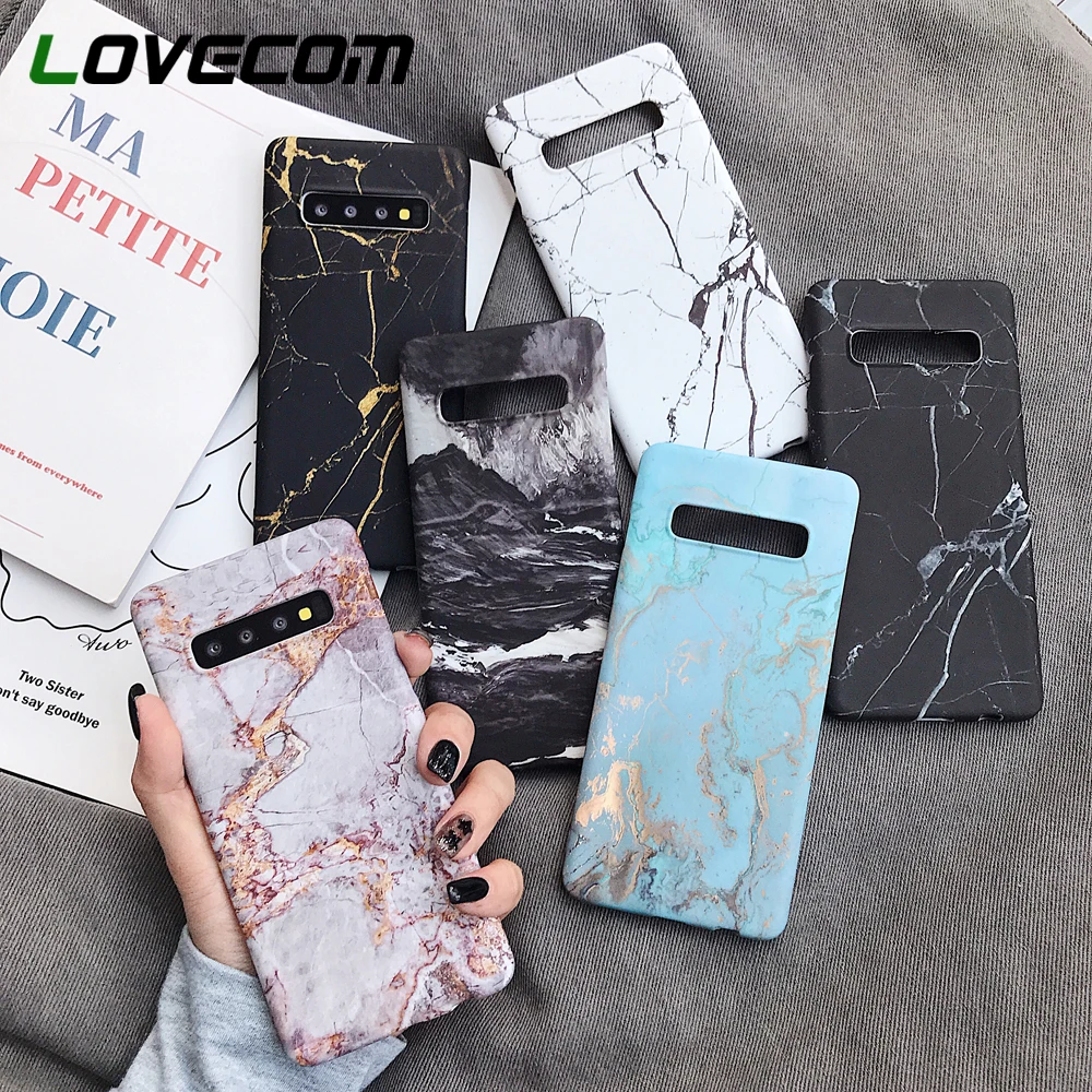 Треснувший мраморный чехол для телефона Samsung Galaxy S20 S10 S10e Note 10 S8 S9 Plus 8 9 Матовый