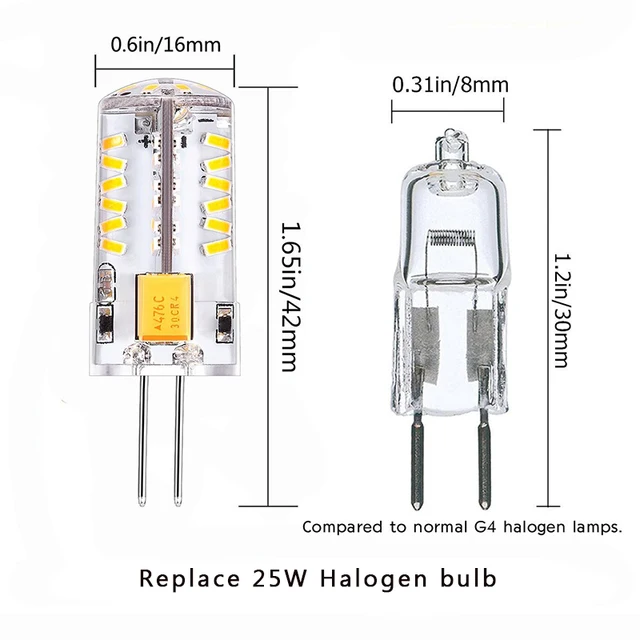 G4 LED Bulb 12V AC DC 1.5W 2W 3W 4W leds G4 Light Lamp lampada